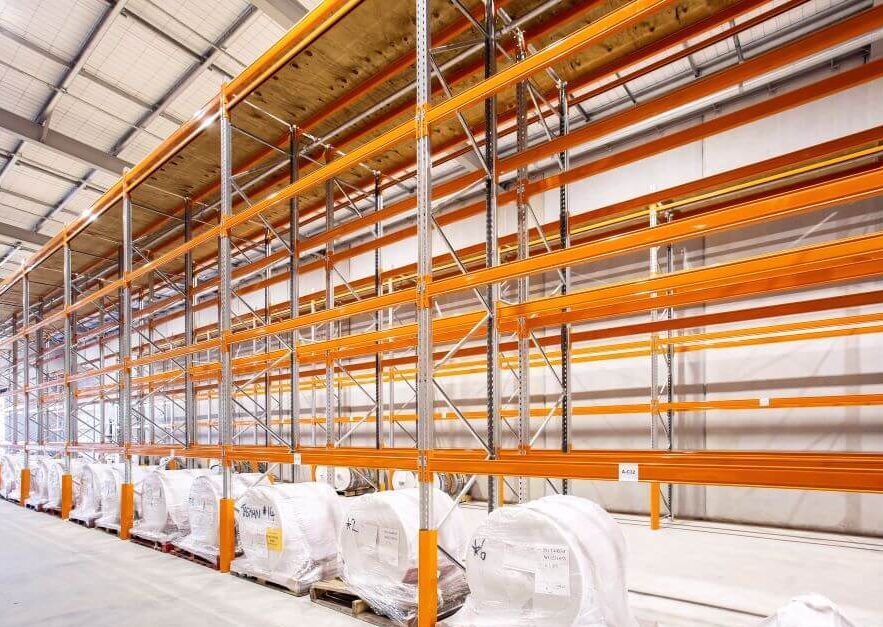 Industrial racking solutions installed at Convex warehouse by Cemac Dexion Hamilton